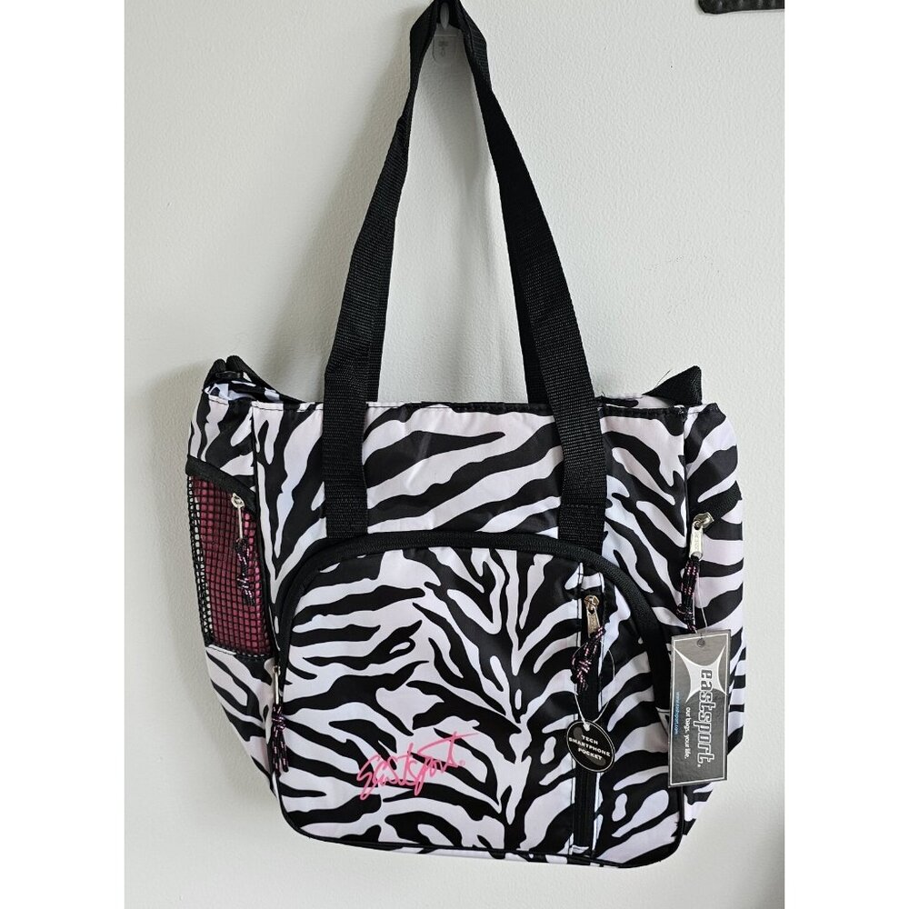 Eastsport Zebra Print Computer Bag~New With Tags